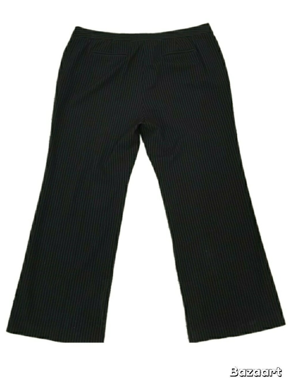 Worthington Black Pinstripe Trousers, Size 20W - Picture 3 of 9
